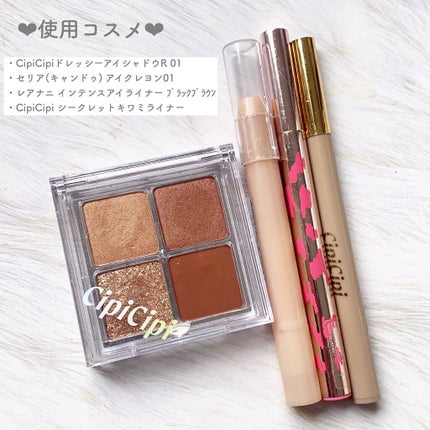 ドレッシーシャドウR/CipiCipi/アイシャドウパレットを使ったクチコミ(3枚目)