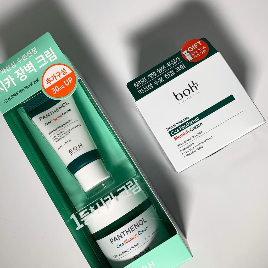 ダーマインテンシブシカパンテノールブラミッシュクリーム/BIOHEAL BOH/フェイスクリームを使ったクチコミ（2枚目）