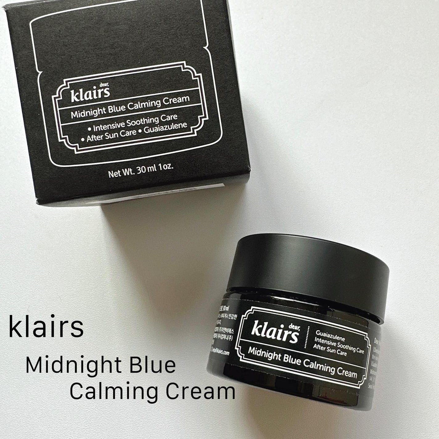 ミッドナイトブルーカーミングクリーム/Klairs/フェイスクリームを使ったクチコミ(1枚目)