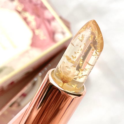 フラワーリップ 日本限定ピンクゴールドモデル/Kailijumei/口紅を使ったクチコミ(5枚目)