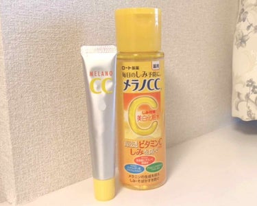 メラノCC 薬用しみ対策 美白化粧水のクチコミ「ハトムギ化粧水しか使ってなかった私が新たな化粧水に手を出しちゃいました！

テクスチャはハトム.....」（1枚目）