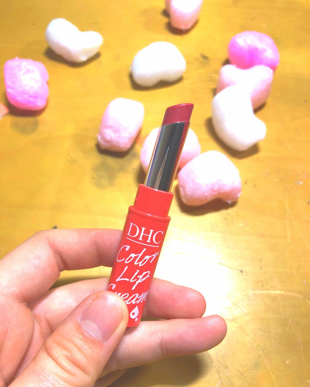 濃密うるみカラーリップクリーム/DHC/リップクリームを使ったクチコミ（3枚目）