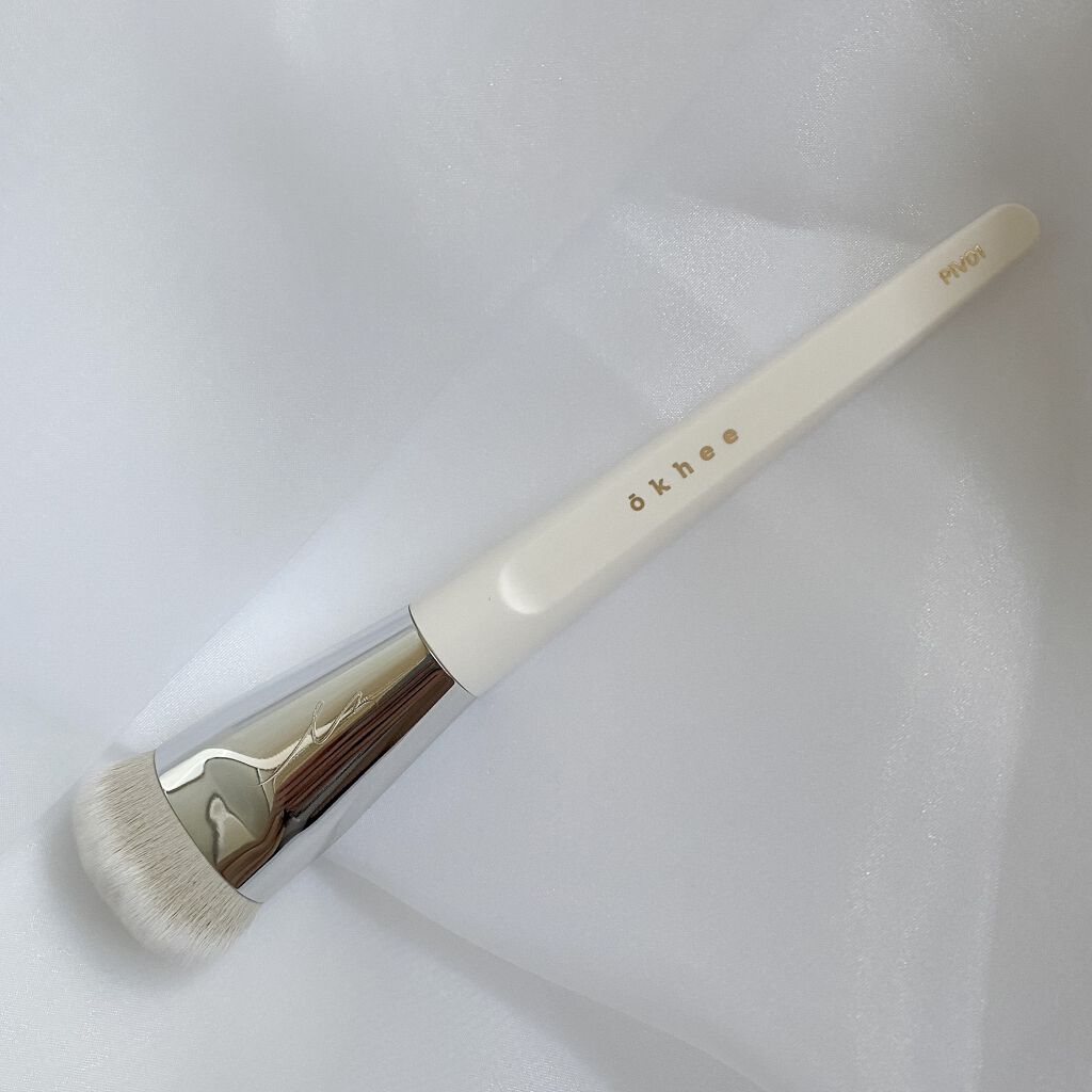 okhee 白玉ファンデーションブラシ/SOOA DOR/メイクブラシを使ったクチコミ（2枚目）