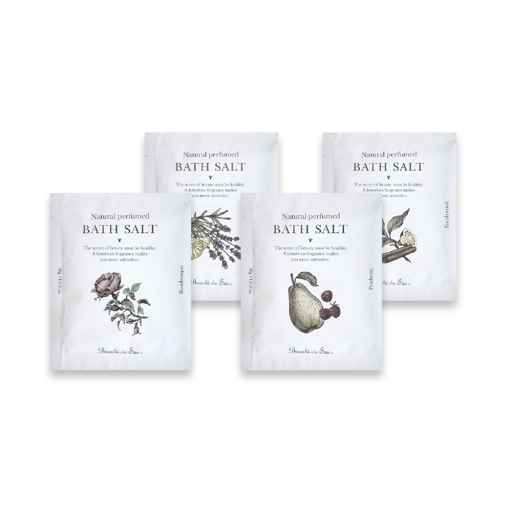 ボーテ デュ サエ ナチュラル パフュームド バスソルト パウチ4SET
