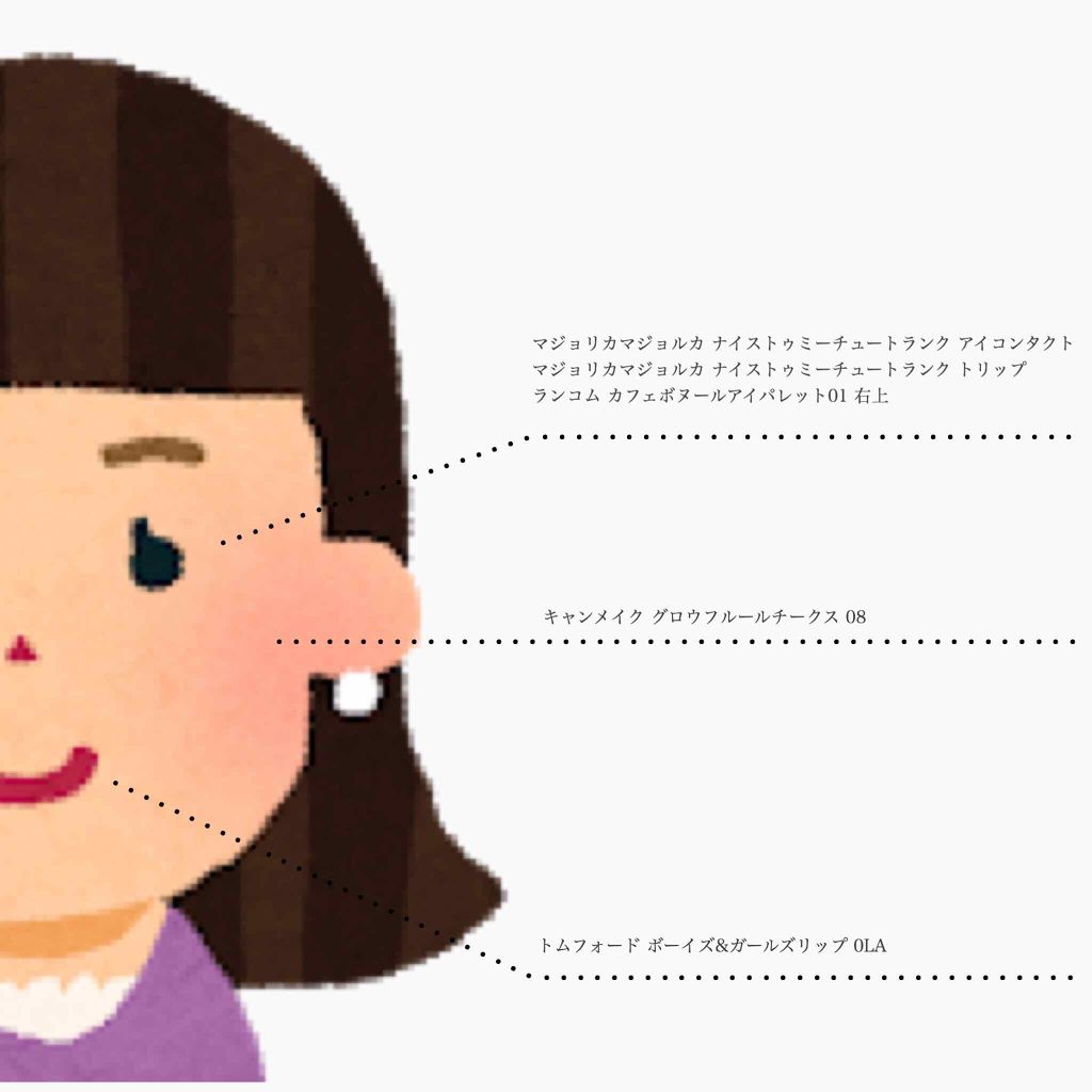 グロウフルールチークス/キャンメイク/パウダーチークを使ったクチコミ（1枚目）