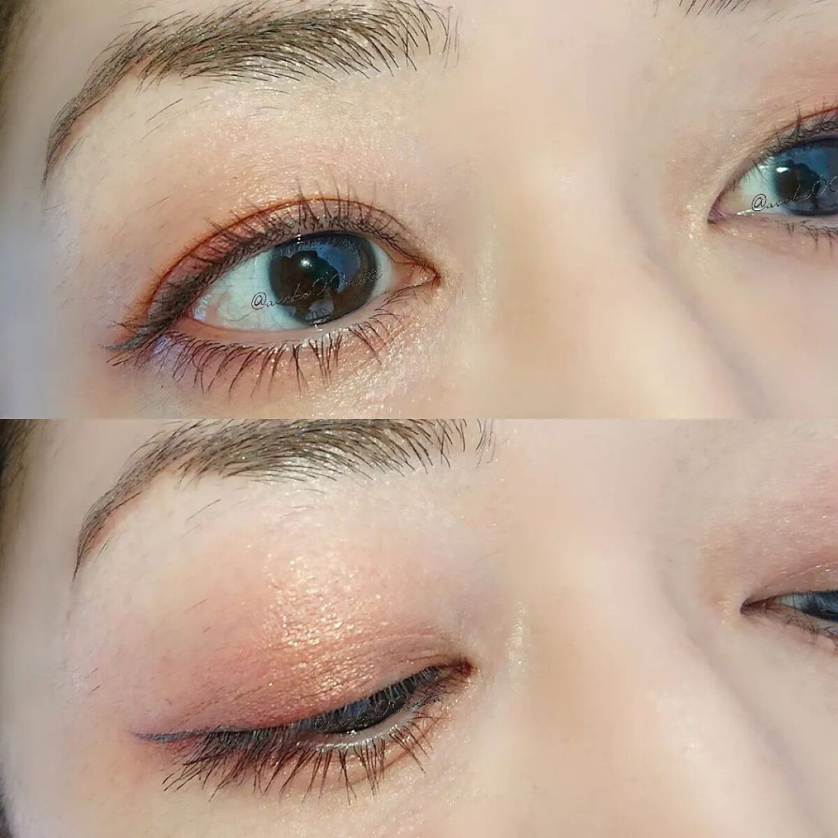 メタリックライナー/LUNASOL/リキッドアイライナーを使ったクチコミ（3枚目）