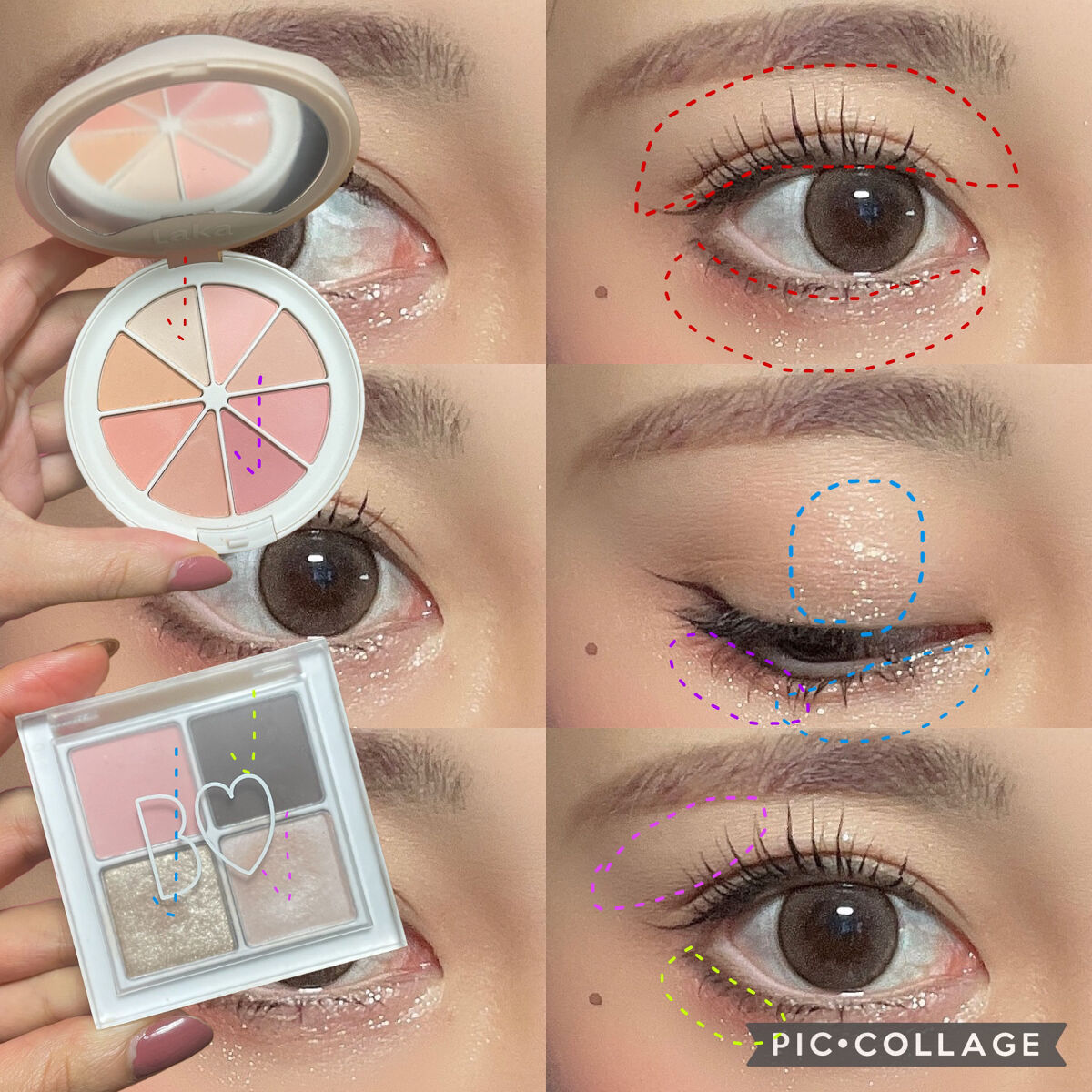 THE アイパレR/b idol/アイシャドウパレットを使ったクチコミ（3枚目）