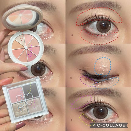 THE アイパレR/b idol/アイシャドウパレットを使ったクチコミ(3枚目)