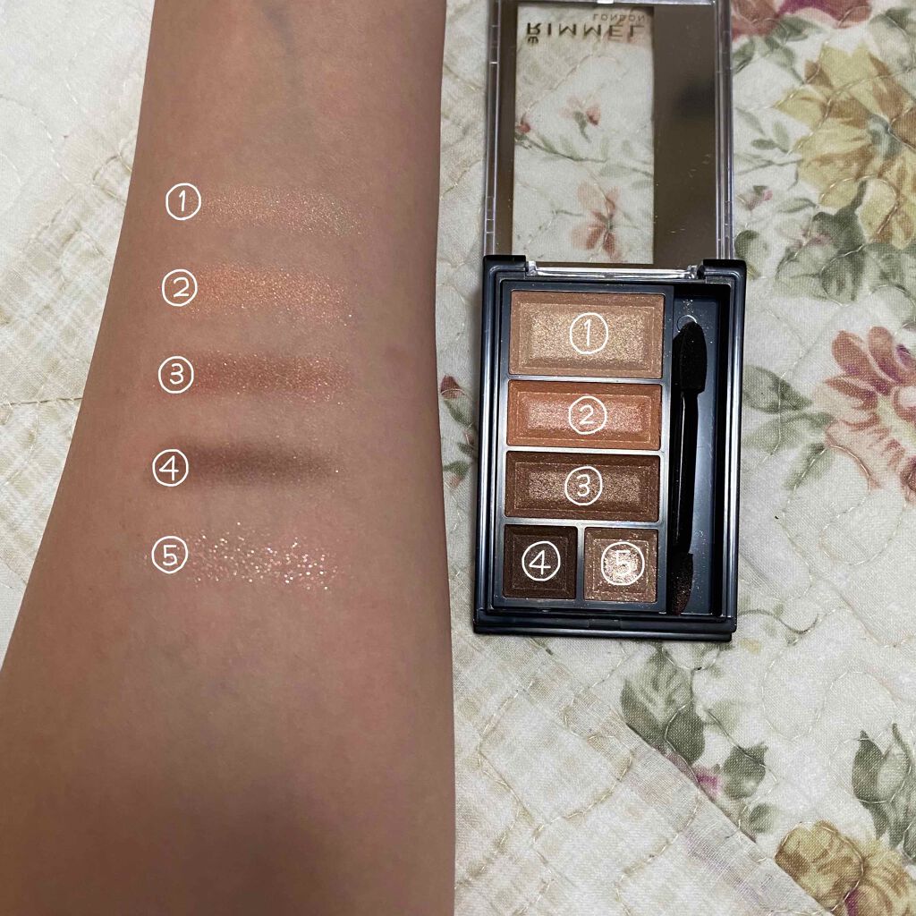 ショコラスウィート アイズ/リンメル ロンドン/アイシャドウパレットを使ったクチコミ(2枚目)