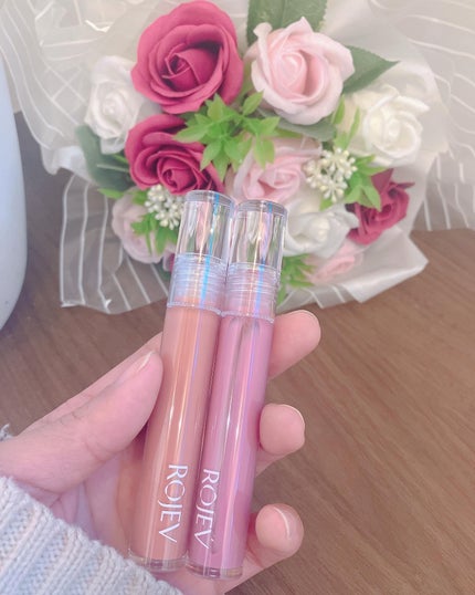 LIP PLUMPER GLAZE TINT/ROJEV/口紅を使ったクチコミ(2枚目)