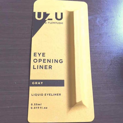 EYE OPENING LINER/UZU BY FLOWFUSHI/リキッドアイライナーを使ったクチコミ(1枚目)