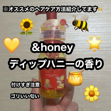 &honey  Creamy EXダメージリペアヘアオイル3.0/&honey/ヘアオイルを使ったクチコミ（1枚目）