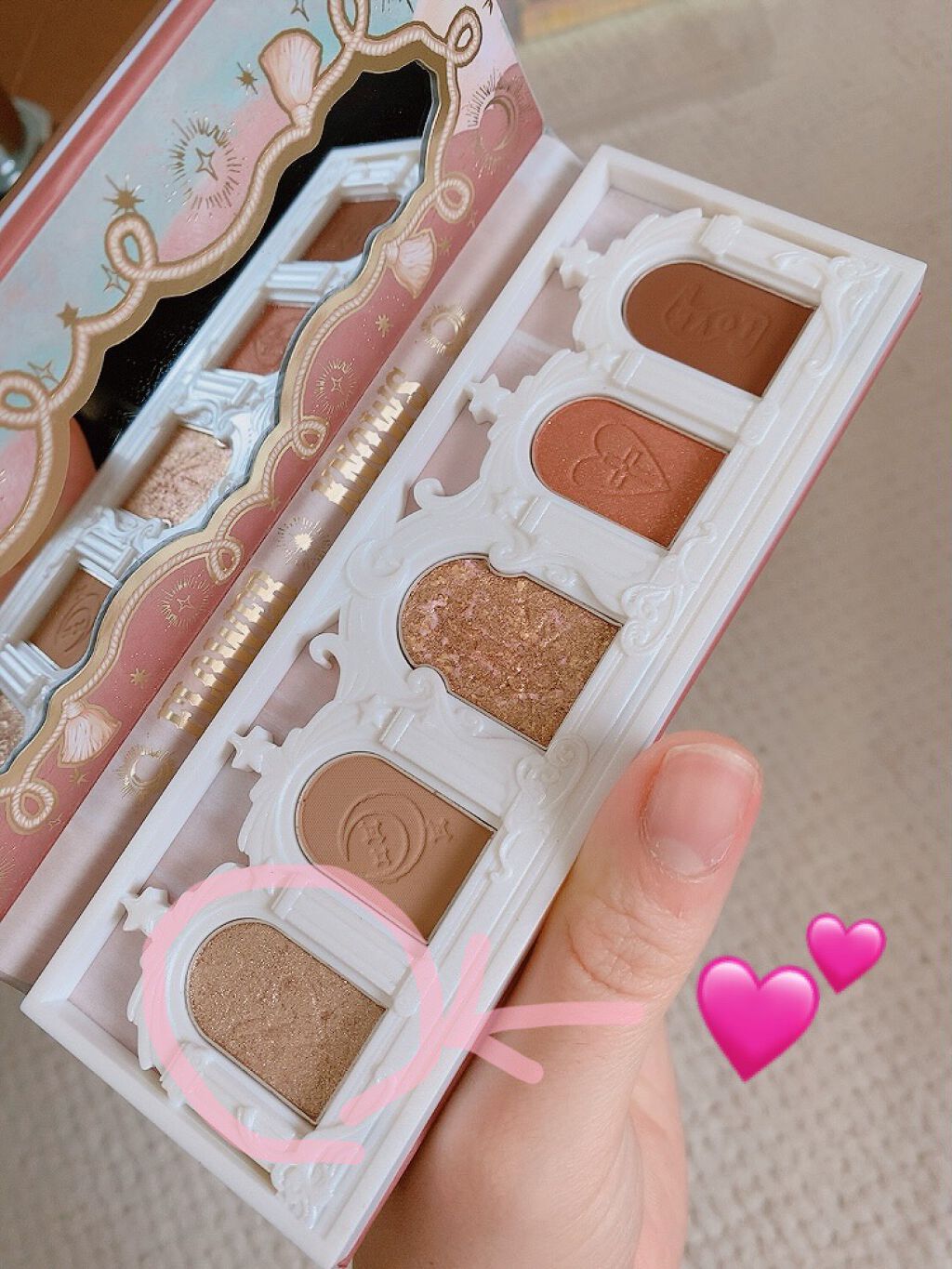 ユニコーンシリーズ アイシャドウパレット/FlowerKnows/アイシャドウパレットを使ったクチコミ(3枚目)