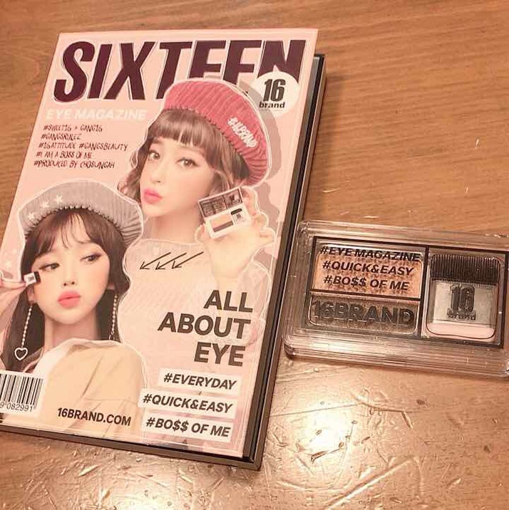 16 EYE MAGAZINE/16BRAND/アイシャドウパレットを使ったクチコミ(1枚目)