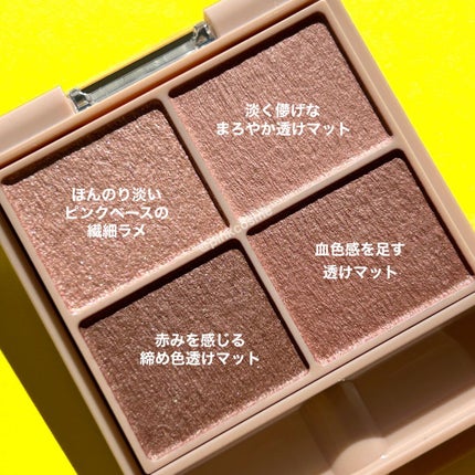 シルキースフレアイズ(マットタイプ)/キャンメイク/アイシャドウパレットを使ったクチコミ(3枚目)