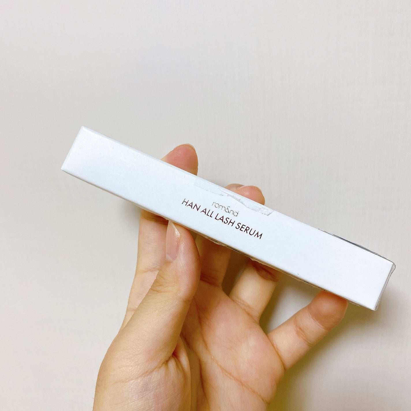 ハンオールラッシュセラム/rom&nd/まつげ美容液を使ったクチコミ(4枚目)
