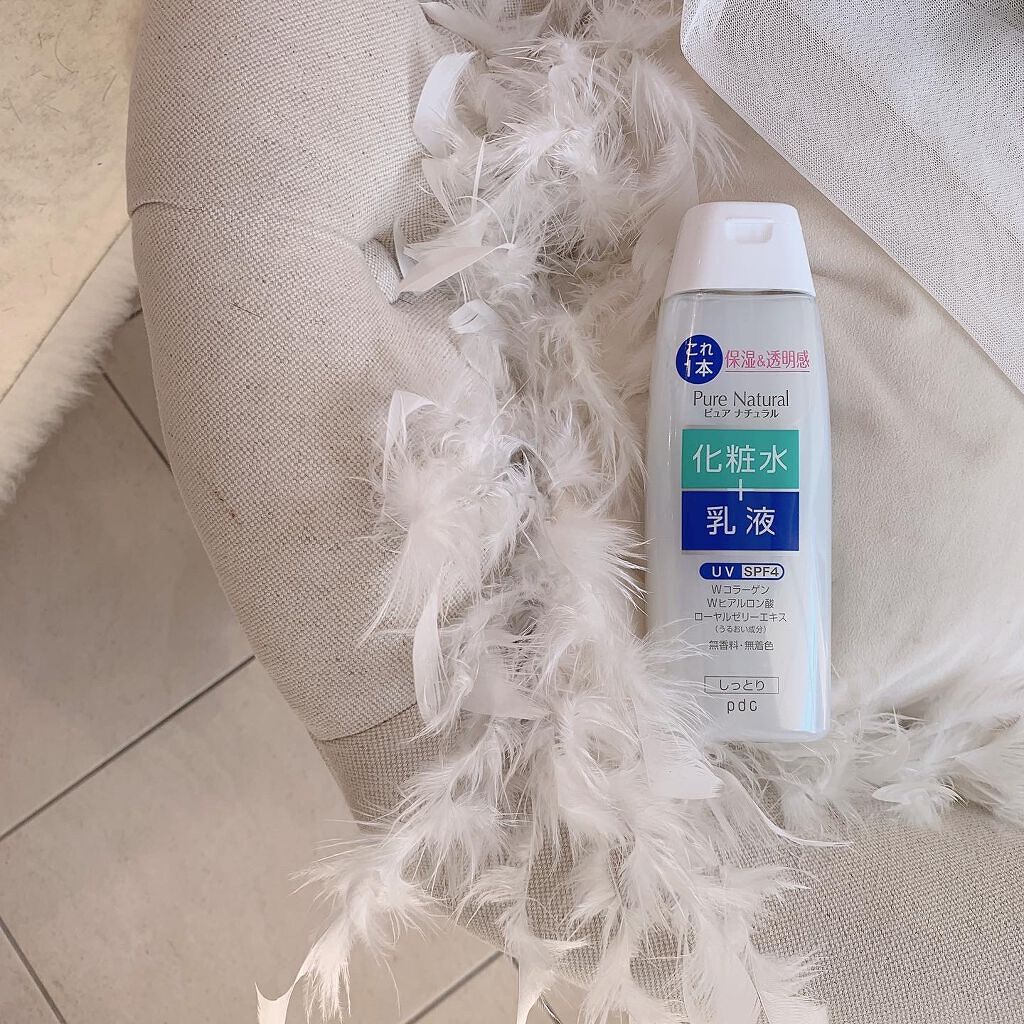 ピュア　ナチュラル　エッセンスローション　ライト/pdc/乳液を使ったクチコミ（1枚目）