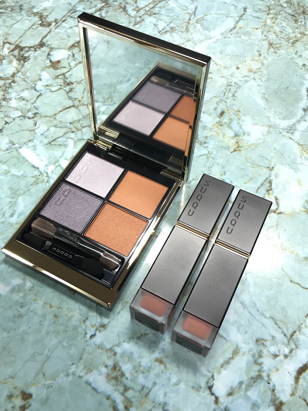 コンフォート リップ フルイド フォグ 104 照陽 -TERIBI/SUQQU/口紅を使ったクチコミ（1枚目）