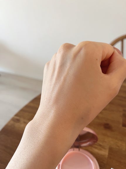 ハイパーカバーフィットクッション ピンク(桜エディション)/APRILSKIN/クッションファンデーションを使ったクチコミ(3枚目)