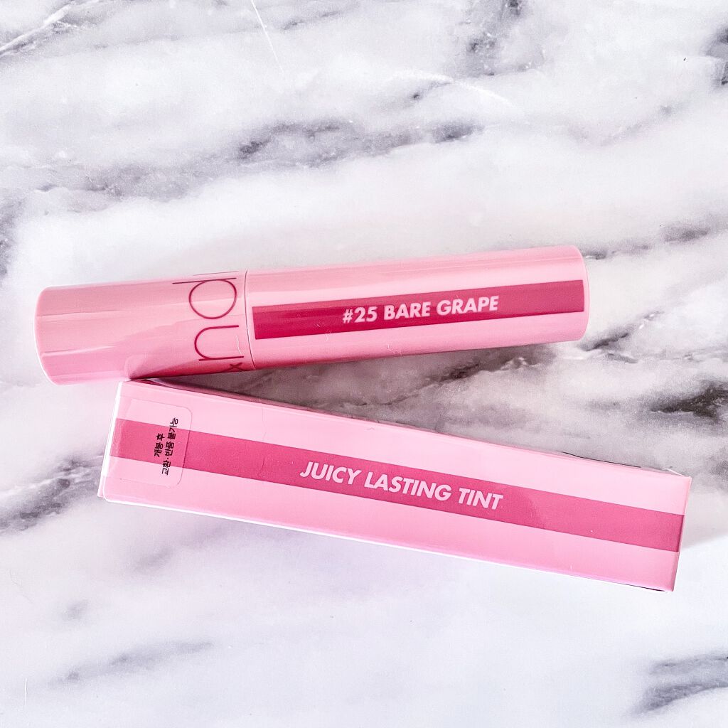 ジューシーラスティングティント/rom&nd/リップティントを使ったクチコミ（1枚目）