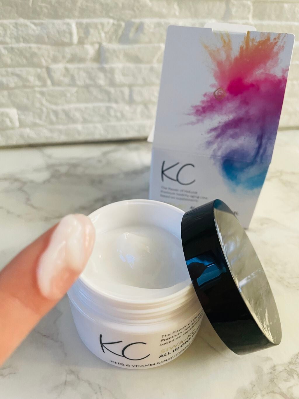 SIWA-KC オールインワンスキンジェル/ハーブ健康本舗/オールインワン化粧品を使ったクチコミ(2枚目)