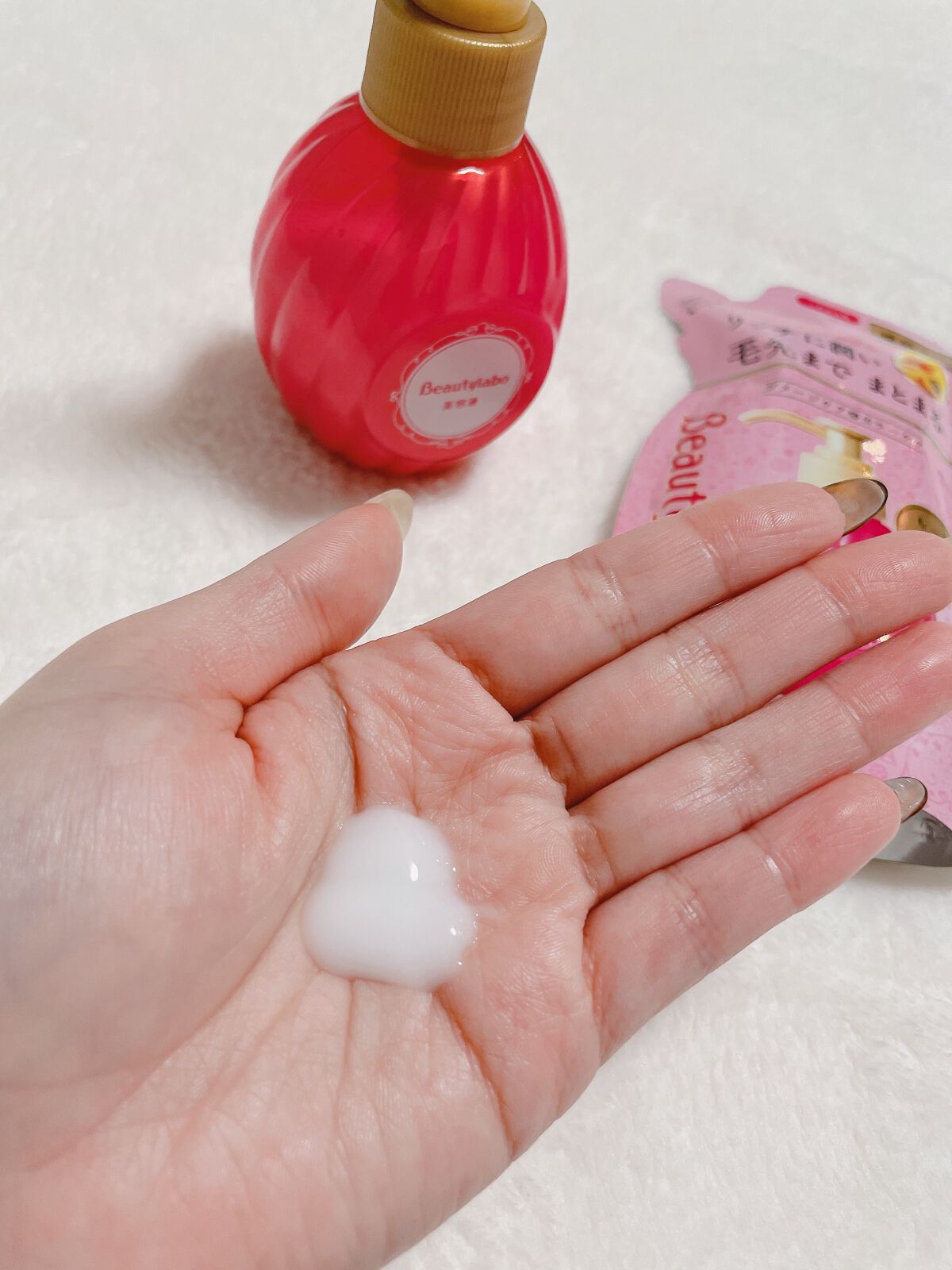 補修ミルク もっととてもしっとり/ビューティラボ/ヘアミルクを使ったクチコミ(3枚目)