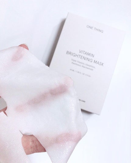 ビタミンブライトニングマスク/ONE THING/シートマスク・パックを使ったクチコミ(3枚目)