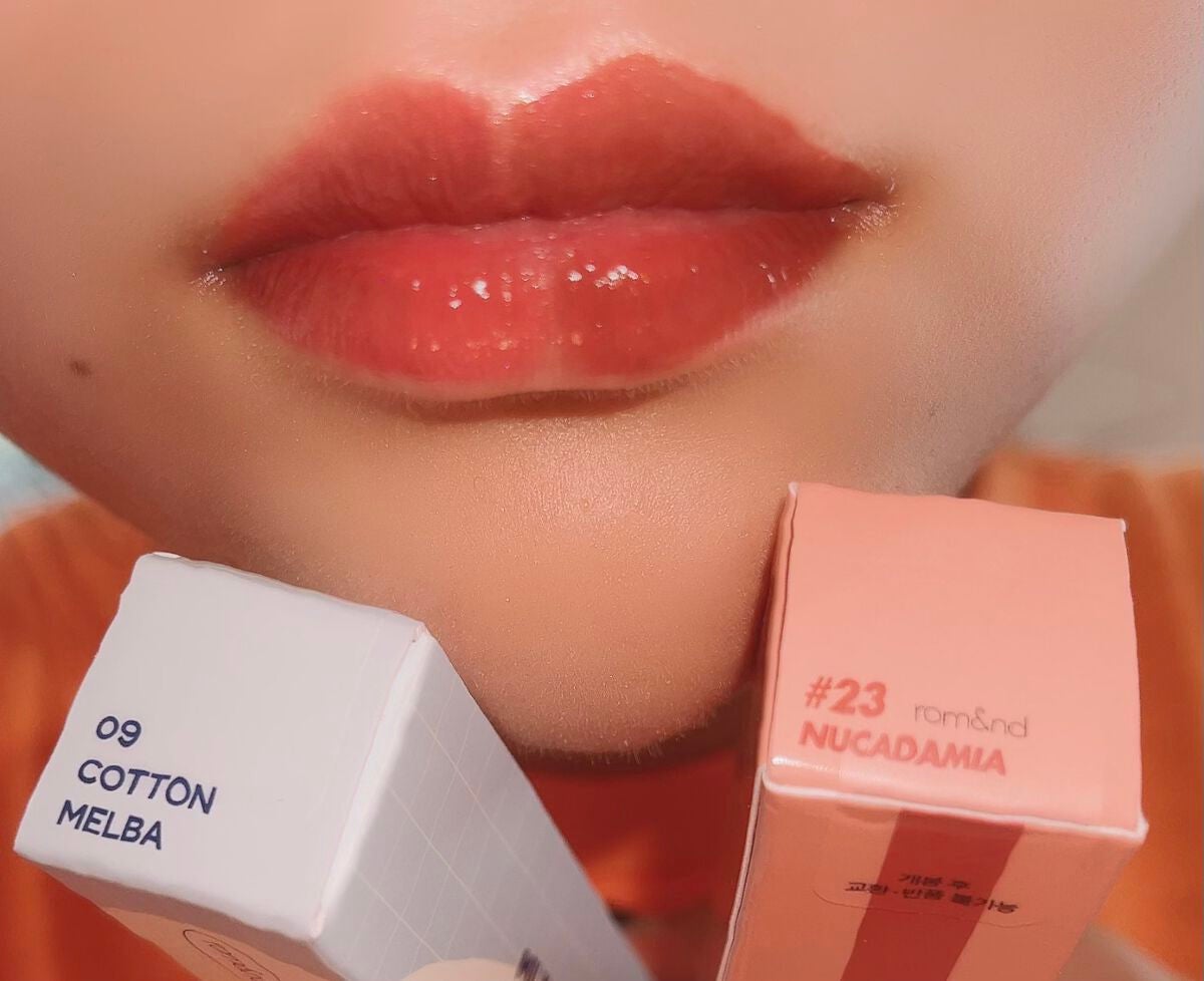 ジューシーラスティングティント/rom&nd/リップティントを使ったクチコミ(2枚目)