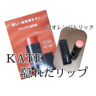 パーソナルリップクリーム 02 ナチュラル血色感/KATE/リップケア・リップクリームを使ったクチコミ（1枚目）