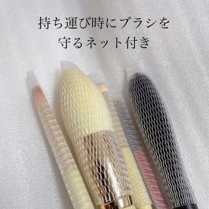 貴族のゴールド メイクブラシ11本セット 化粧ポーチ付き/SIXPLUS/メイクブラシを使ったクチコミ(5枚目)