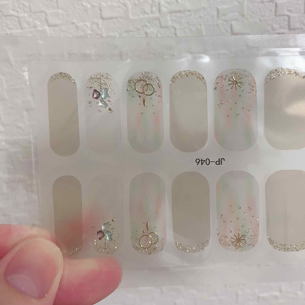 リアルジェルネイルステッカー ジェルネイルシール /faithmiracle/ネイルシールを使ったクチコミ(3枚目)