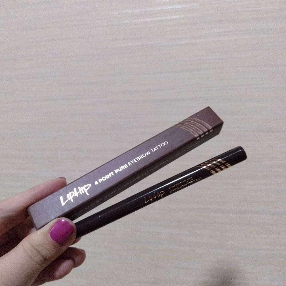 フォークアイブロウティント/LIPHIP(リップヒップ)/眉ティントを使ったクチコミ(1枚目)