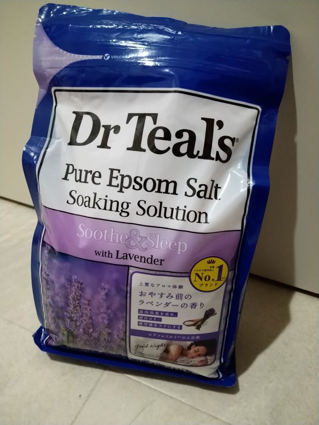 薬用入浴剤 ティールズ EP ソルト ラベンダーの香り/ティールズ/無機塩系入浴剤を使ったクチコミ（1枚目）