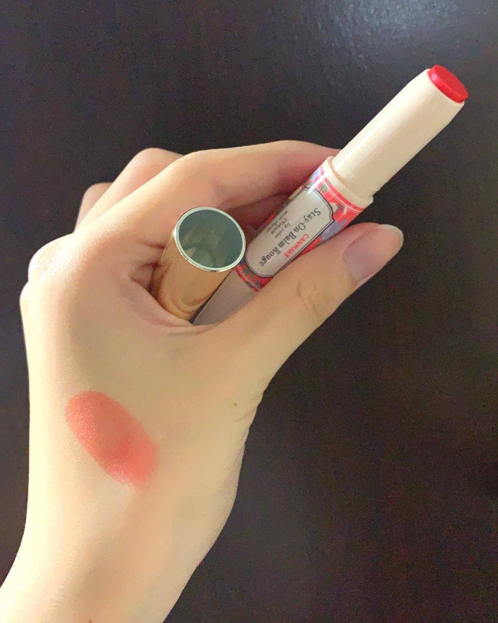 ステイオンバームルージュ/キャンメイク/口紅を使ったクチコミ(1枚目)