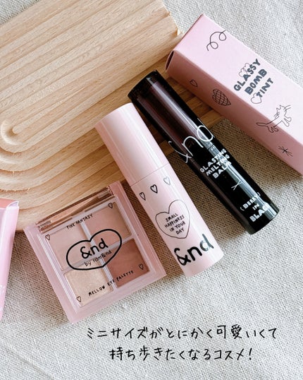 アンドバイロムアンド グラッシーボムティント/&nd by rom&nd/リップティントを使ったクチコミ(5枚目)