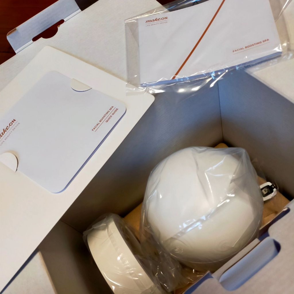 フェイシャルブースティングスパ/Makeon/美顔器・マッサージを使ったクチコミ（2枚目）