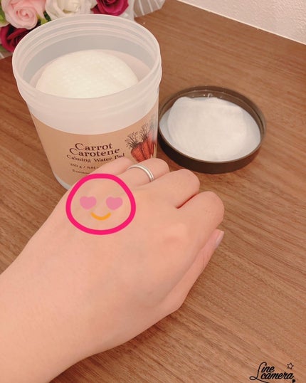 キャロットカロテン カーミングウォーターパッド/SKINFOOD/トナーパッドを使ったクチコミ(7枚目)