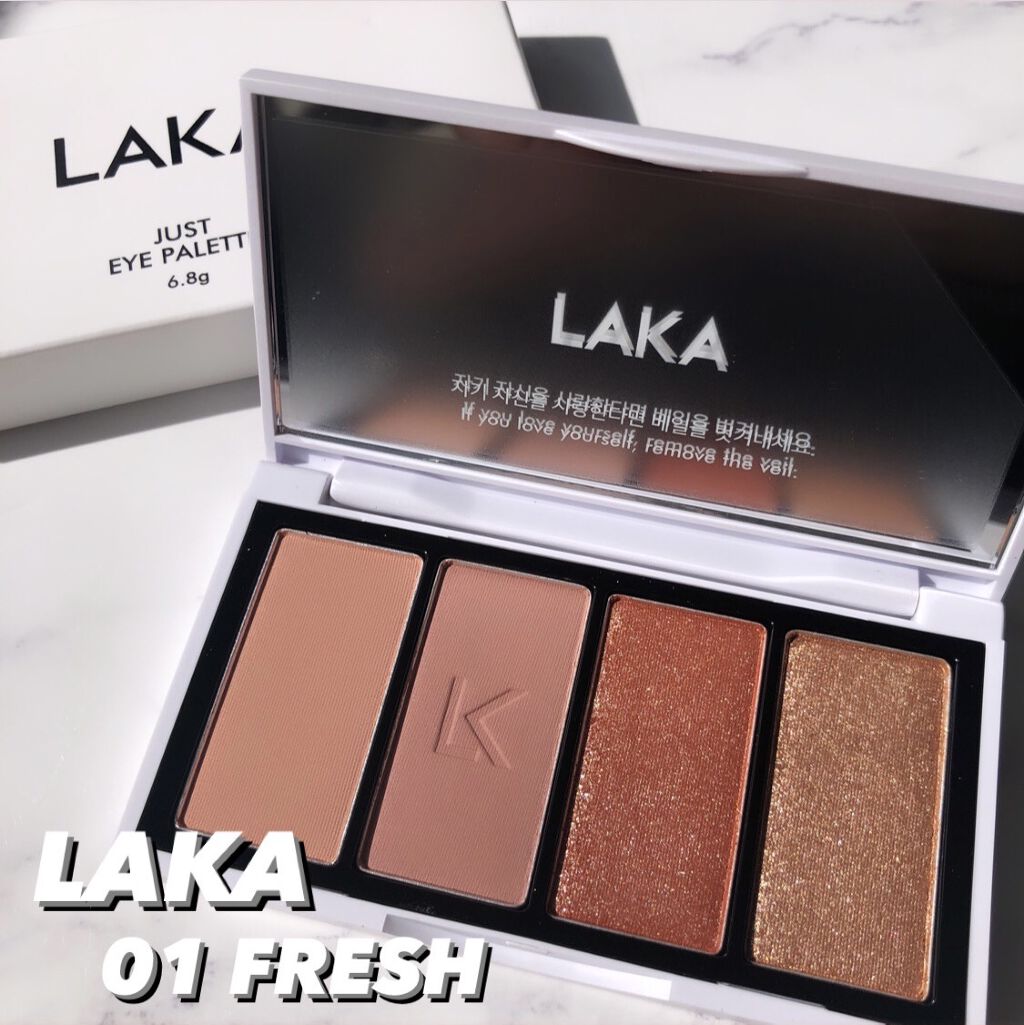 ジャストアイパレット/Laka/アイシャドウパレットを使ったクチコミ（1枚目）
