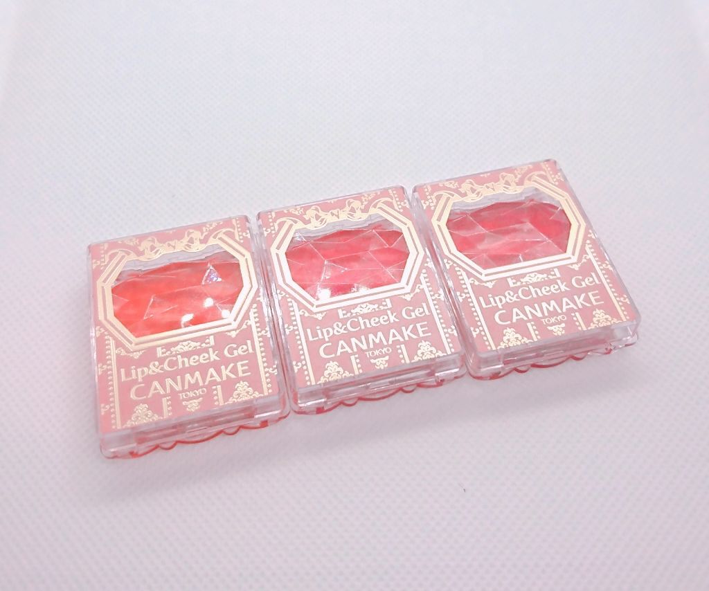 リップ＆チーク ジェル 04 ブラッドクランベリー/キャンメイク/ジェル・クリームチークを使ったクチコミ（1枚目）