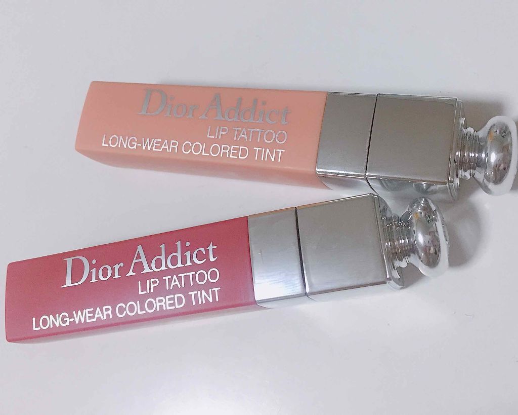 【旧】ディオール アディクト リップ ティント 341 ライチ/Dior/リップグロスを使ったクチコミ（1枚目）