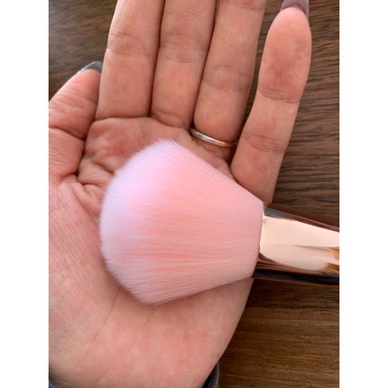 ネイルツール ストーン入り ネイルダストブラシ ピンク/irogel(イロジェル)/ネイル用品を使ったクチコミ(3枚目)