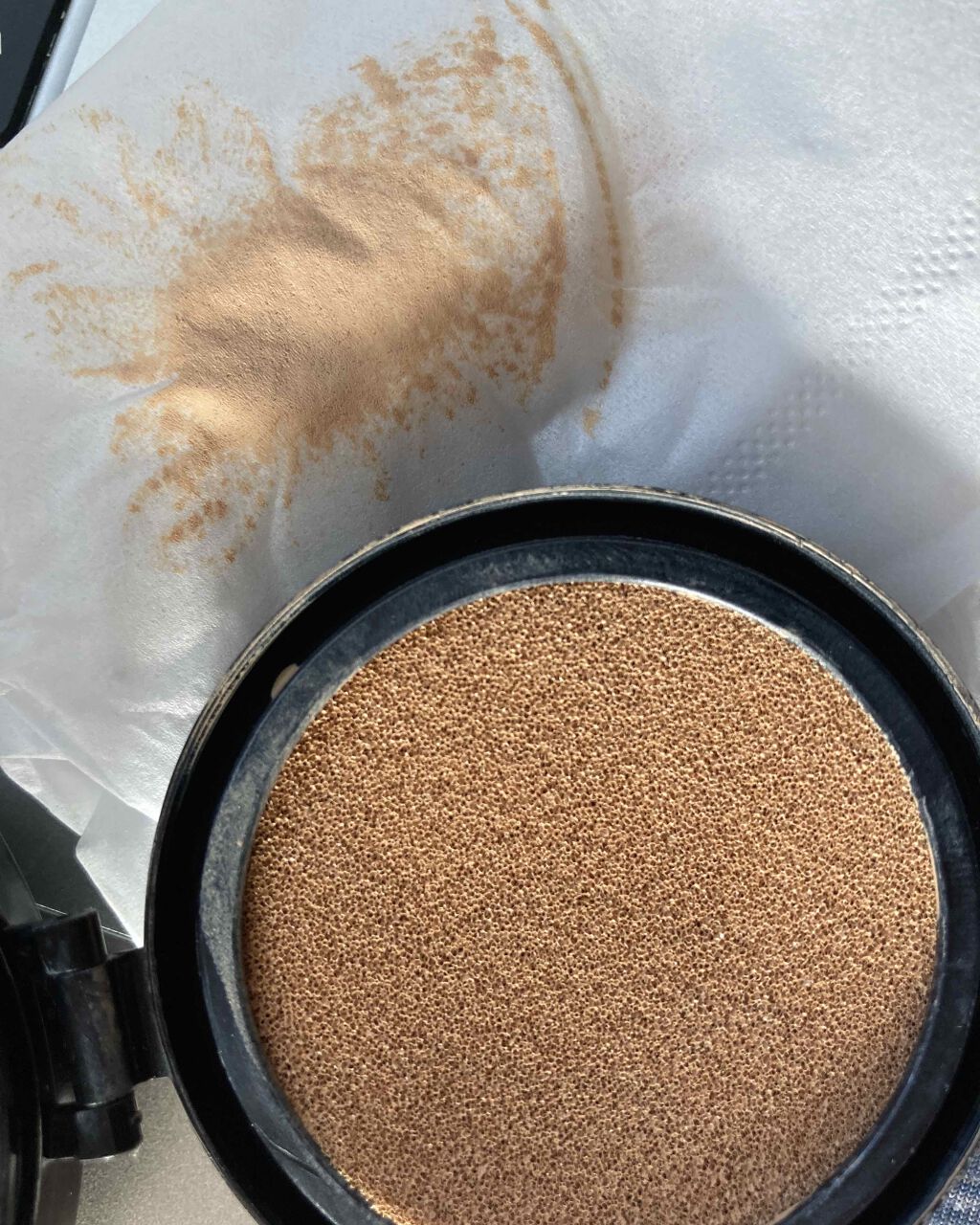 エッセンシャル スキン ヌーダー クッション/JUNG SAEM MOOL/クッションファンデーションを使ったクチコミ（3枚目）