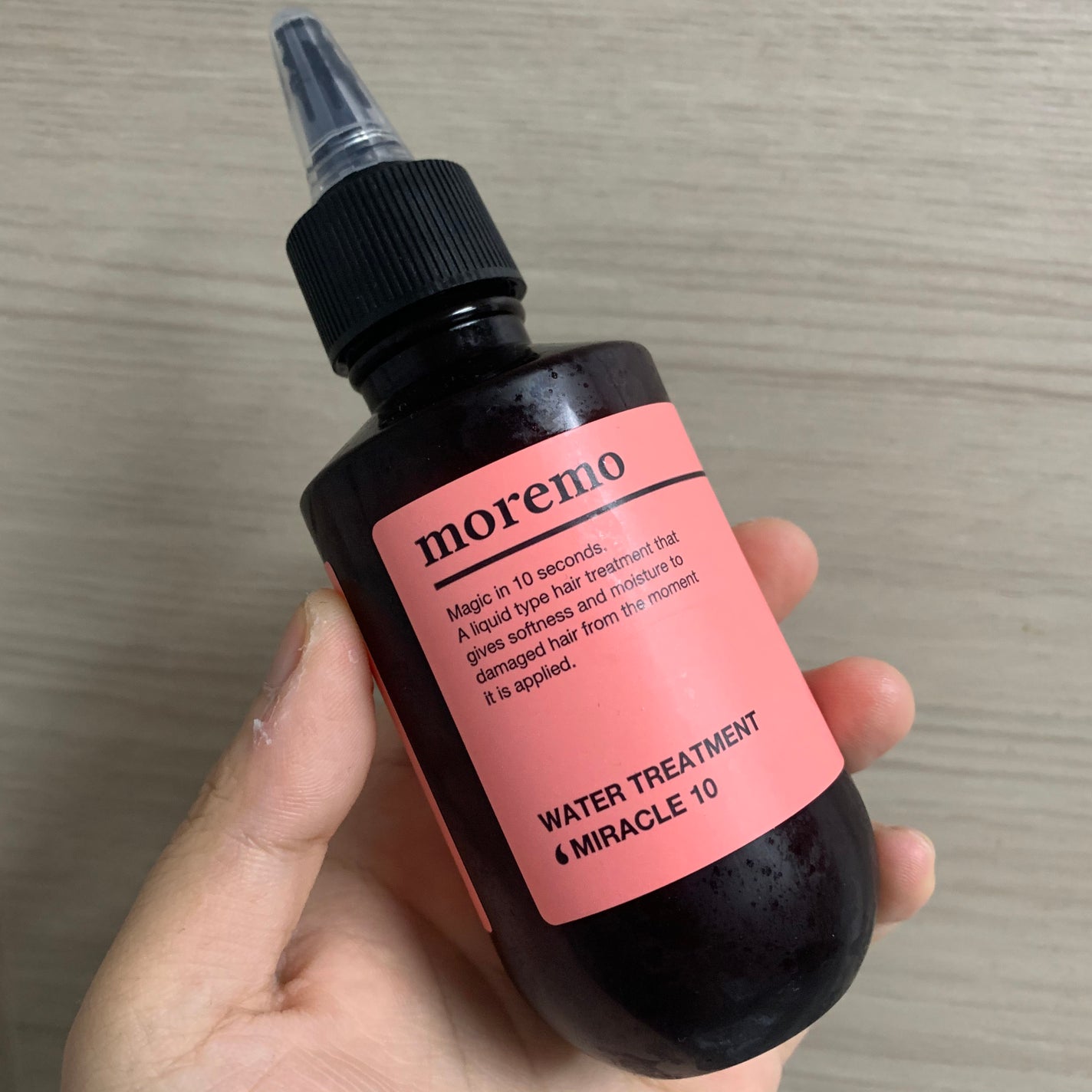 ウォータートリートメントミラクル10/moremo/洗い流すヘアトリートメントを使ったクチコミ(1枚目)