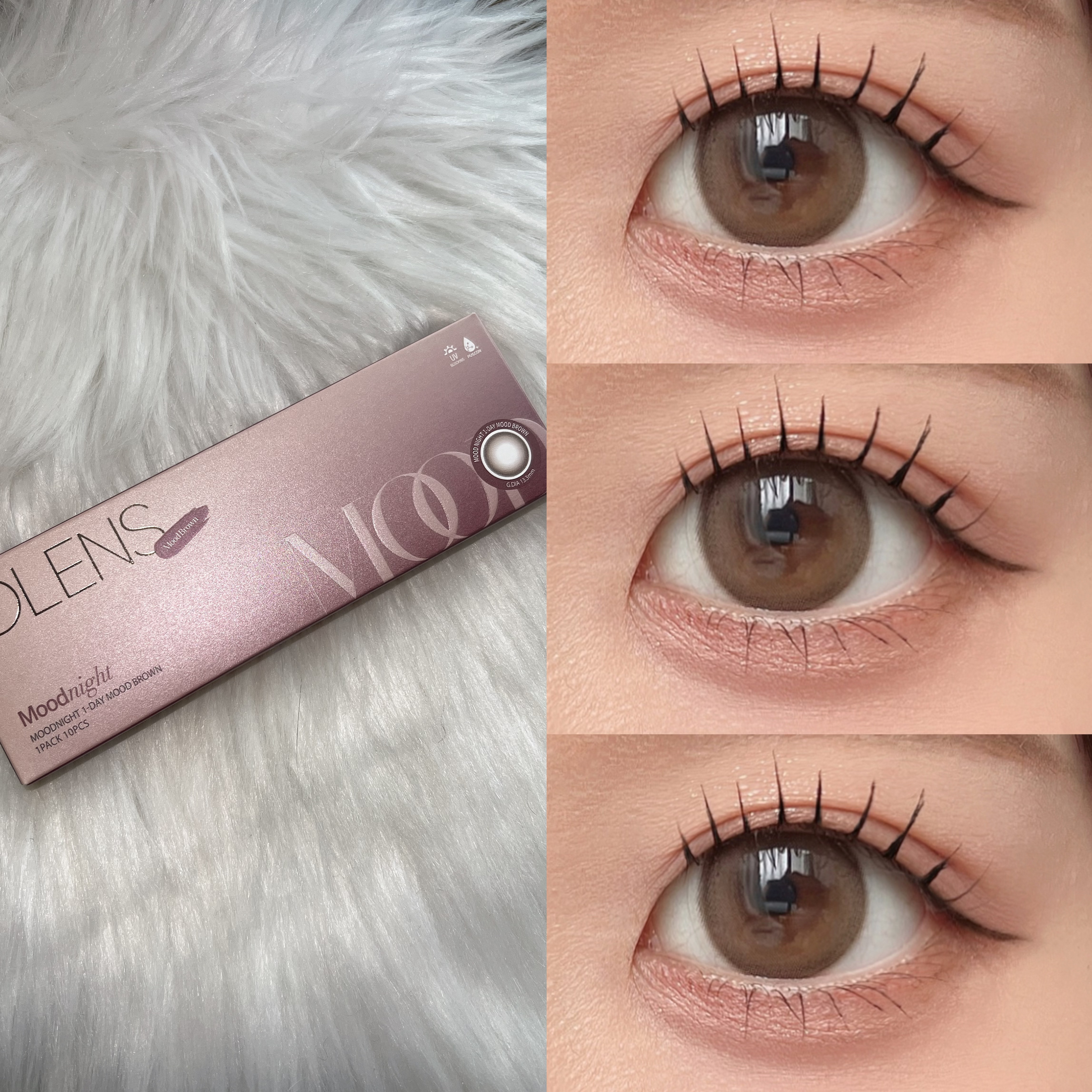 Moodnight 1day/OLENS/ワンデー（１DAY）カラコンを使ったクチコミ（2枚目）