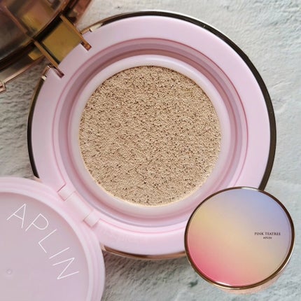 ピンクティーツリーカバーアップグロウクッション/APLIN/クッションファンデーションを使ったクチコミ(1枚目)