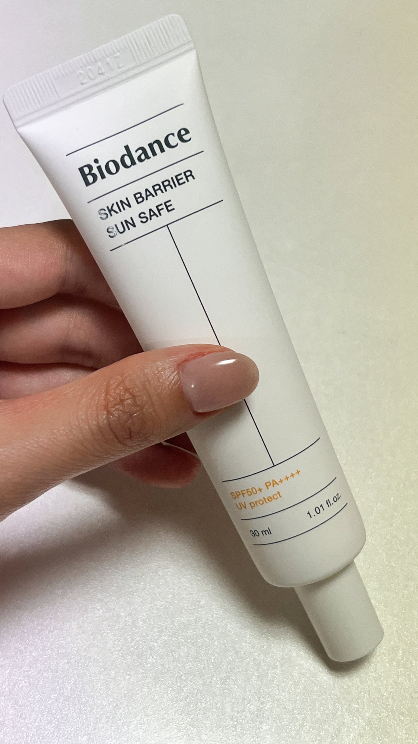 スキンバリア サンセーフ/Biodance/日焼け止めクリームを使ったクチコミ(1枚目)