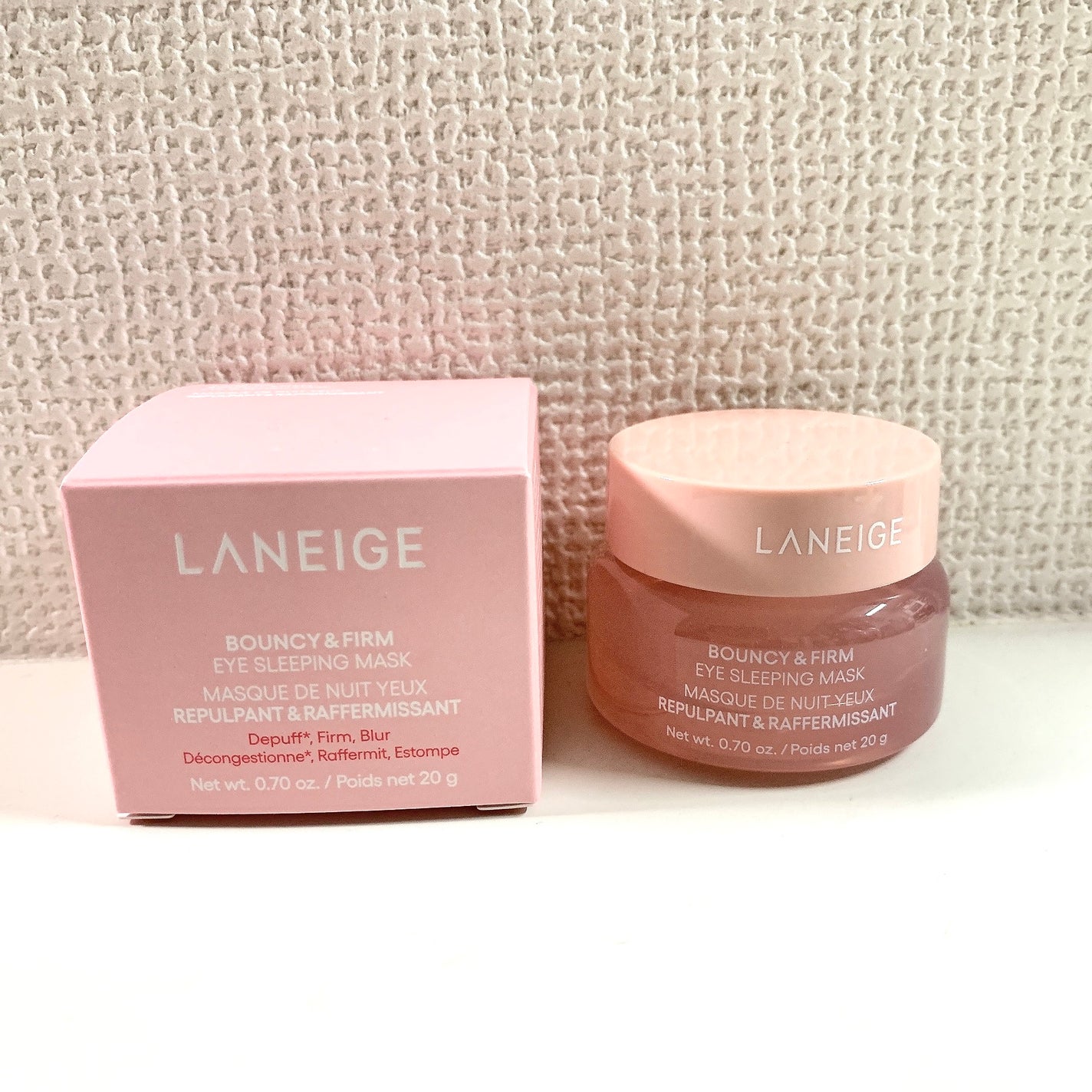 バウンシーアイスリーピングマスク/LANEIGE/アイケア・アイクリームを使ったクチコミ(1枚目)