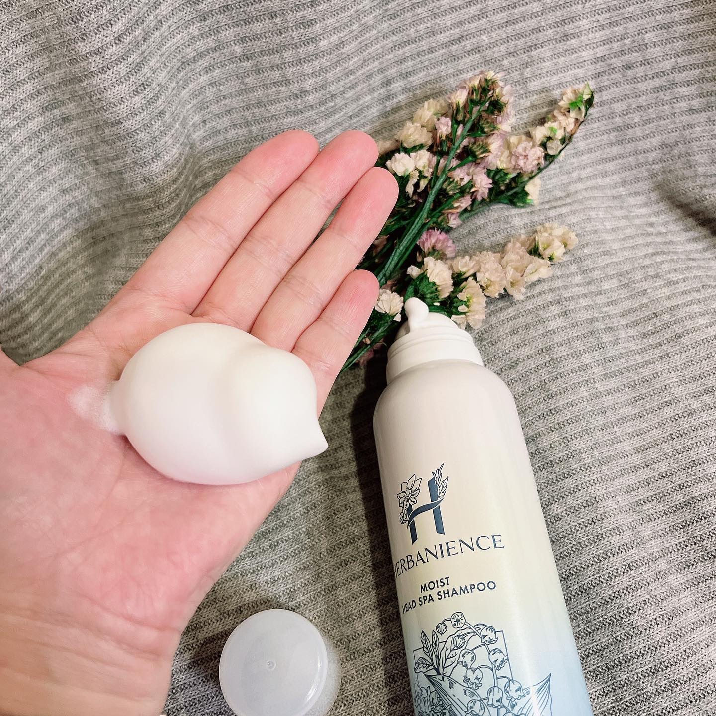 HERBANIENCE 炭酸モイストスパシャンプーのクチコミ「-----------------🗝️
・
・
ハーバニエンス　
炭酸モイストスパシャンプー
.....」（3枚目）