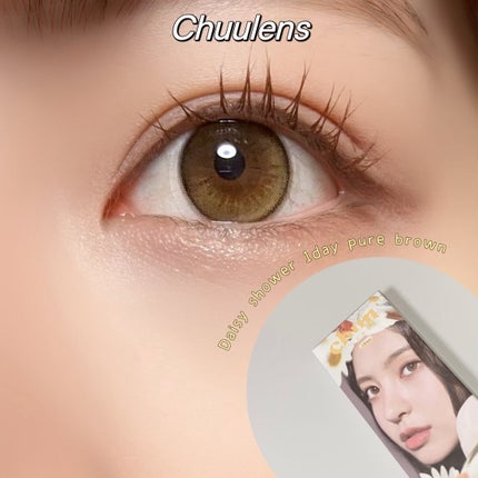 Daisy Shower 1Day/chuu LENS/ワンデー(1DAY)カラコンを使ったクチコミ(4枚目)