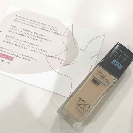 フィットミー リキッドファンデーション R/MAYBELLINE NEW YORK/リキッドファンデーションを使ったクチコミ(1枚目)